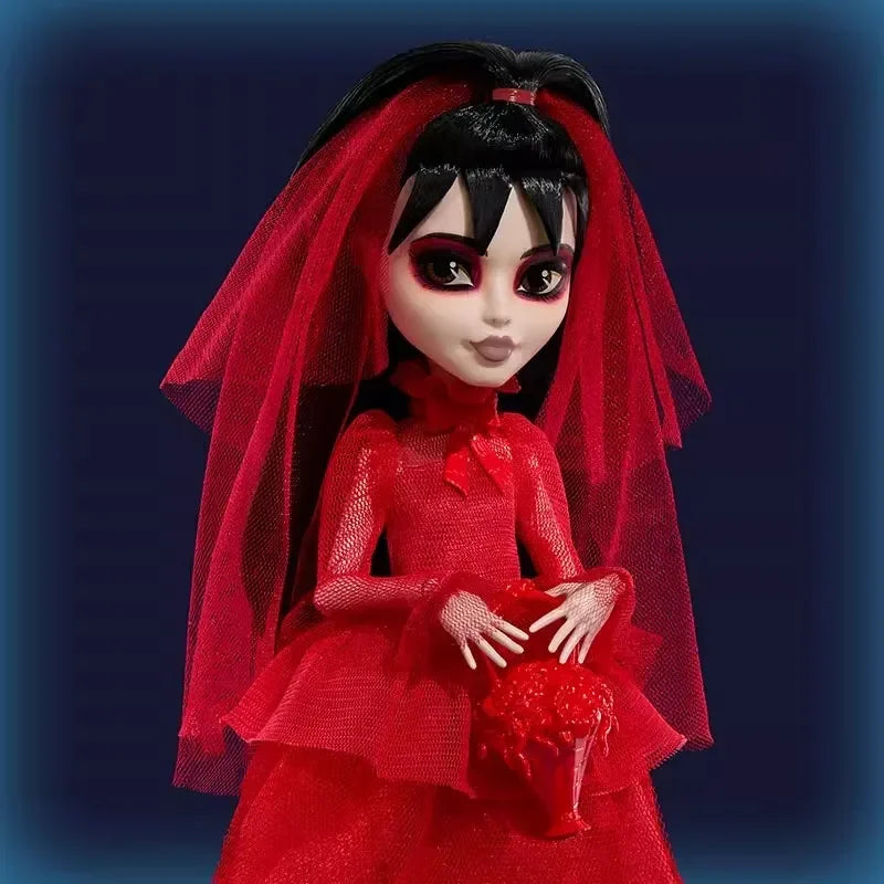 Monster High Elf High School Collection Beetlejuice Figure Collection Grade Model Jewelry High Cost Effective Festival Gifts