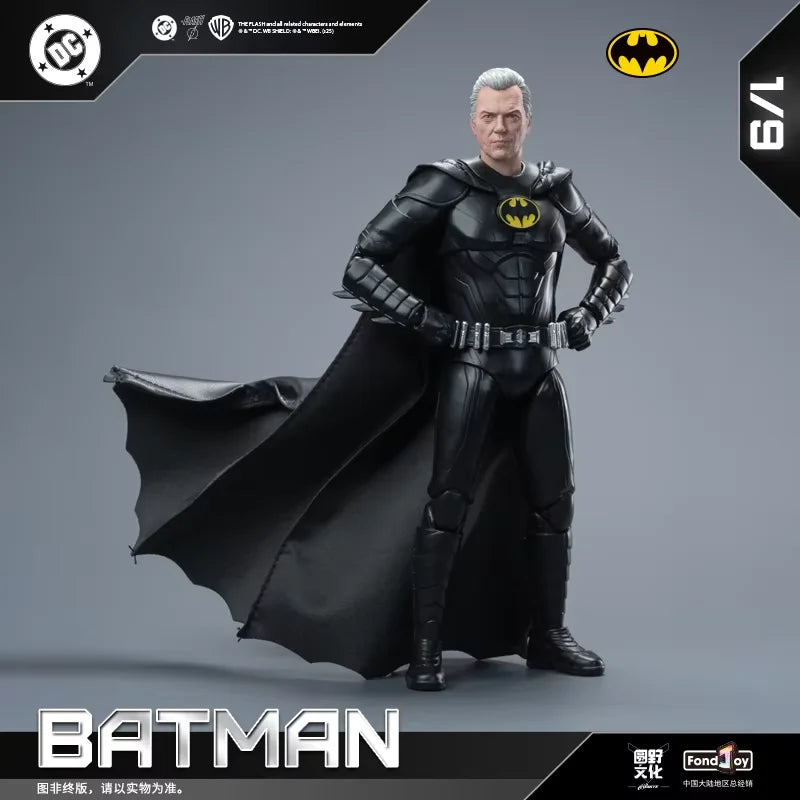 New FondJoy Keaton Batman Figure DC Justice League Action Figures Detective Comics 1/9 PVC Joint Movable Models Toys Xmas Gifts