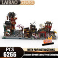 City Building Model Moc Building Blocks Old Town Model Technology Bricks DIY Christmas Assembly Street View Toys Gifts