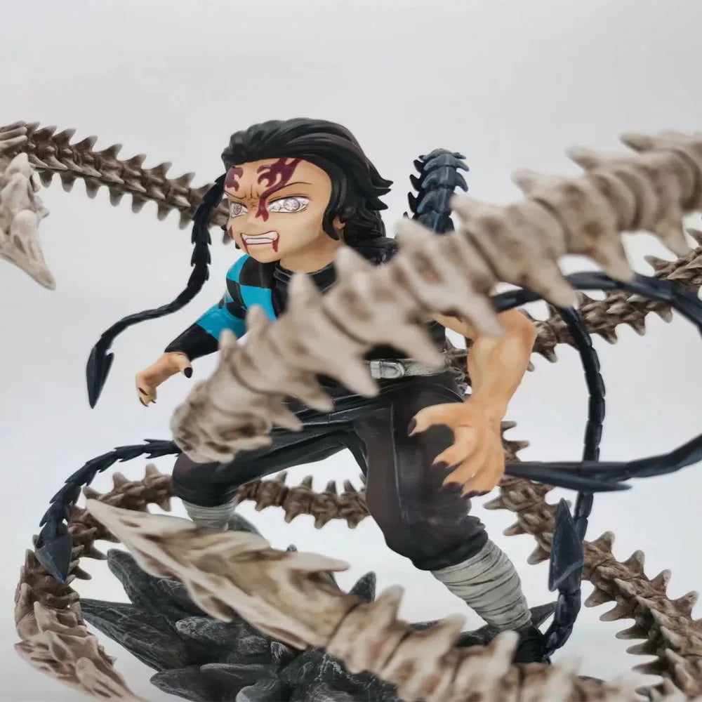 Anime Demon Slayer Figure GK Ghost King Kamado Tanjirou Battle Scene PVC Action Figure Statue Model Toys Doll Collectible Gift