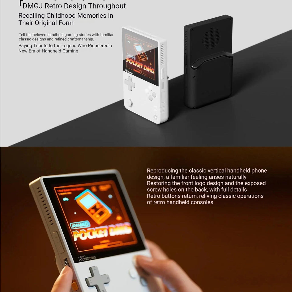 AYANEO Pocket DMG Retro Game Console GX3 Gen2 Android 1240*1080 Resolution Screen 3.92Inch OLED 6000mAh