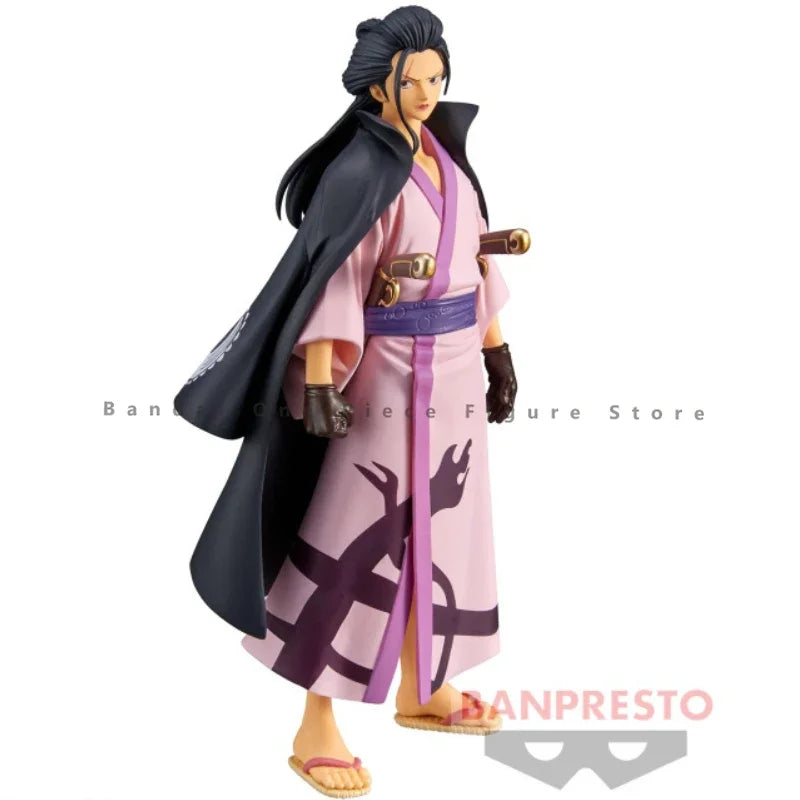 In Stock Original Bandai DXF THE GRANDLINE MEN FILM RED Izo Action Figures Animation Toys Gifts Model Collector Anime