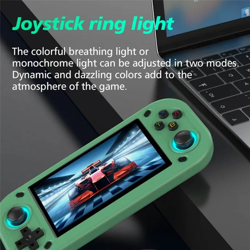 ABAC-R43S Retro-Handheld-Videospielkonsole Open Source Linux-System 4,3-Zoll-IPS-Bildschirm Tragbarer Pocket-Videoplayer