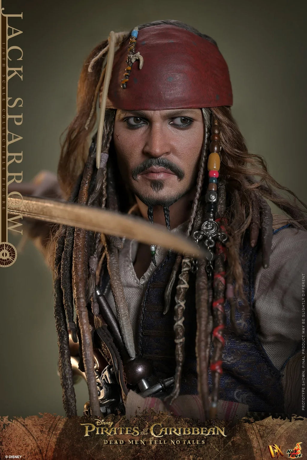 In Stock Original Hottoys DX37 DX38 Jack Sparrow Pirates of The Caribbean 1/6 Animation Action Figure Toy Model Collection Hobby
