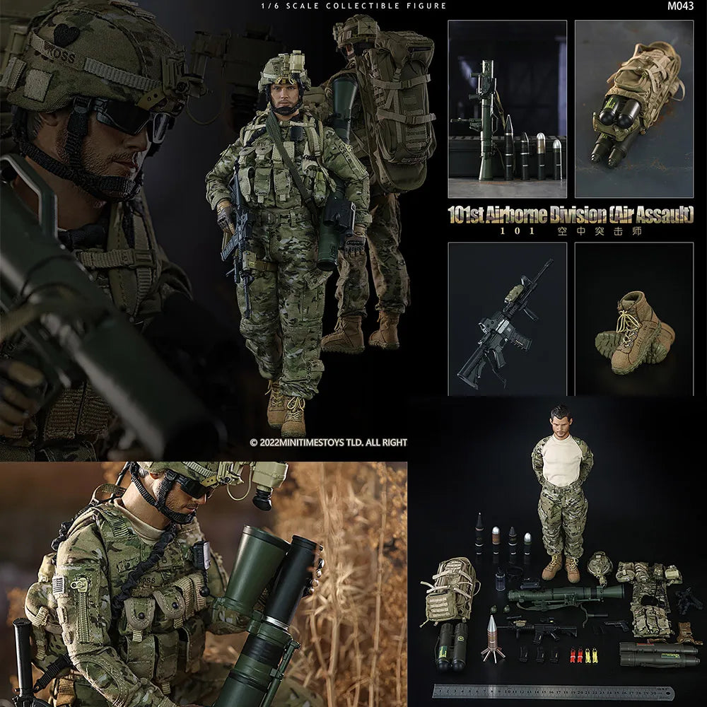 ViiKONDO M043 Minitimes 1/6 Action Figure US Army Men 101st Airborne Division Air Assault 12'' Toy Soldier Model Full Collection