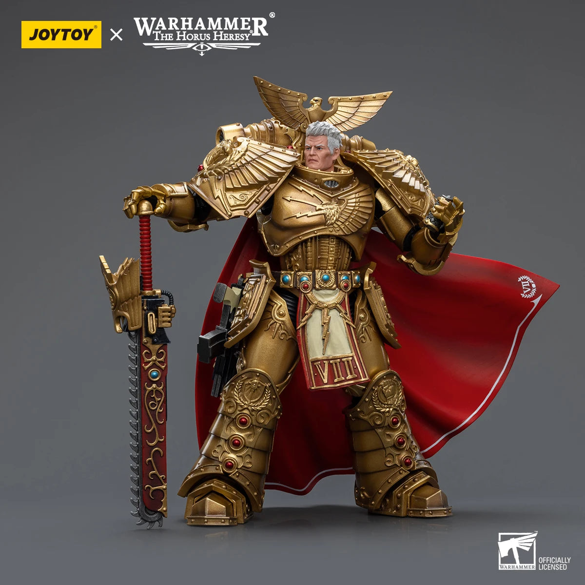 JOYTOY Warhammer The Horus Heresy 1/18 Imperial Fists Rogal Dorn Primarch of the Vllth Legion 18cm Action Figure Model Toys