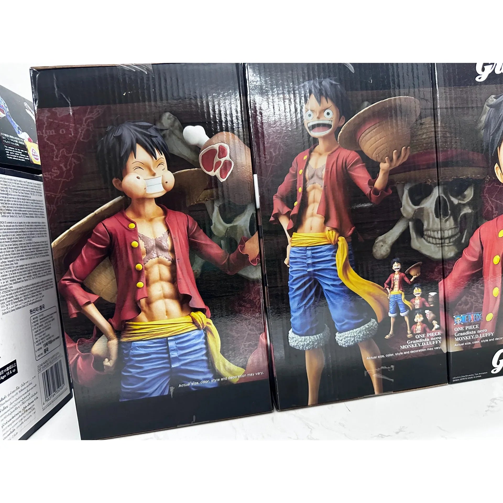 In Stock Original Bandai Grandista Nero One Piece Monkey.d.luffy Figure Anime Genuine Collectible Boxed Model Dolls Toy Ornament