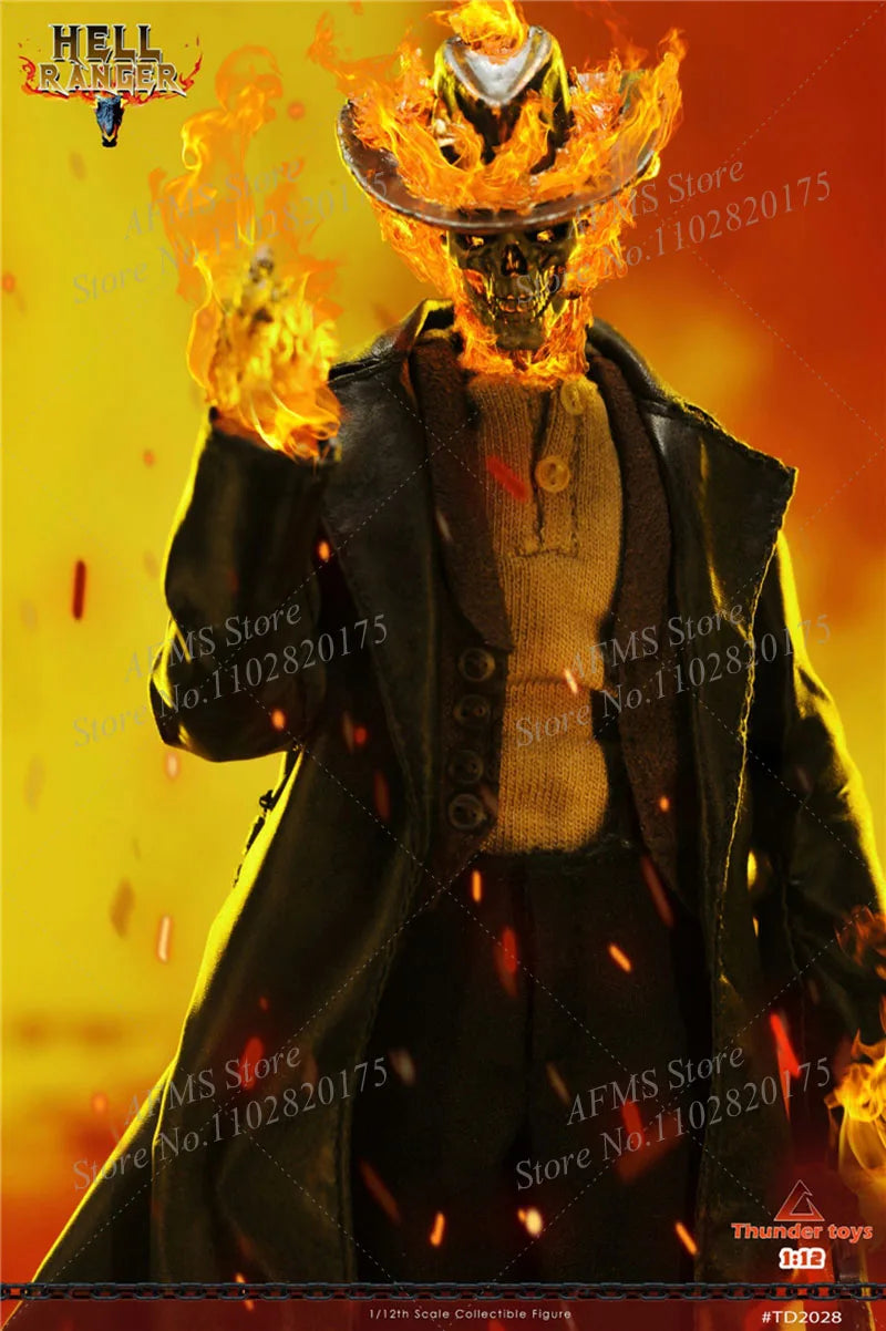 Thunder toys TD2028 1/12 Men Soldier Ghost Rider Dolls Full Set 6Inch Action Figure Model Best Collection Toys