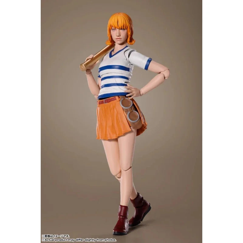 100% Original In Stock Bandai S.H.Figuarts SHF Nami Live-action Version Anime Action Figure Toy Gift Model Collection