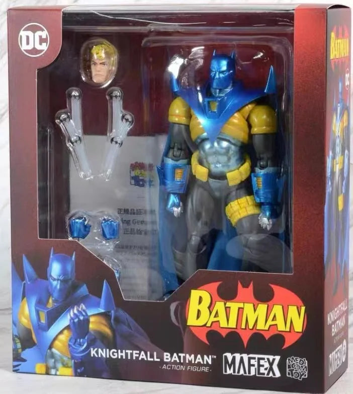 Original Medicom MAFEX No.144 MAFEX KNIGHTFALL BATMAN Anime Action Collection Figures Model Toys Gifts