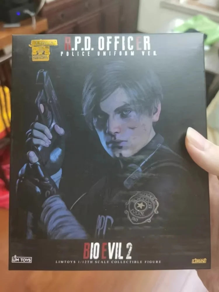 Limtoys Residentevil Leon Rpd Officer 1/12 Scale Articulated Collectible Action Figure Deluxe Version For Game Collectors