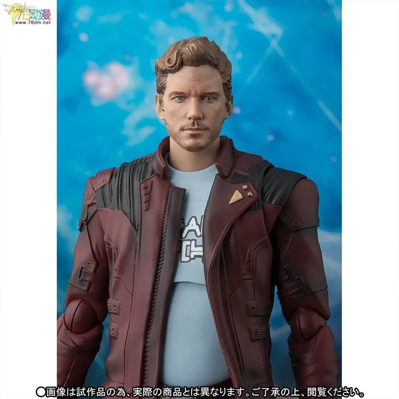Bandai Original MODEL KIT SHF Star-Lord Anime Action Figure Model Toys  Model Gifts For boys Collectibles Foam box sends
