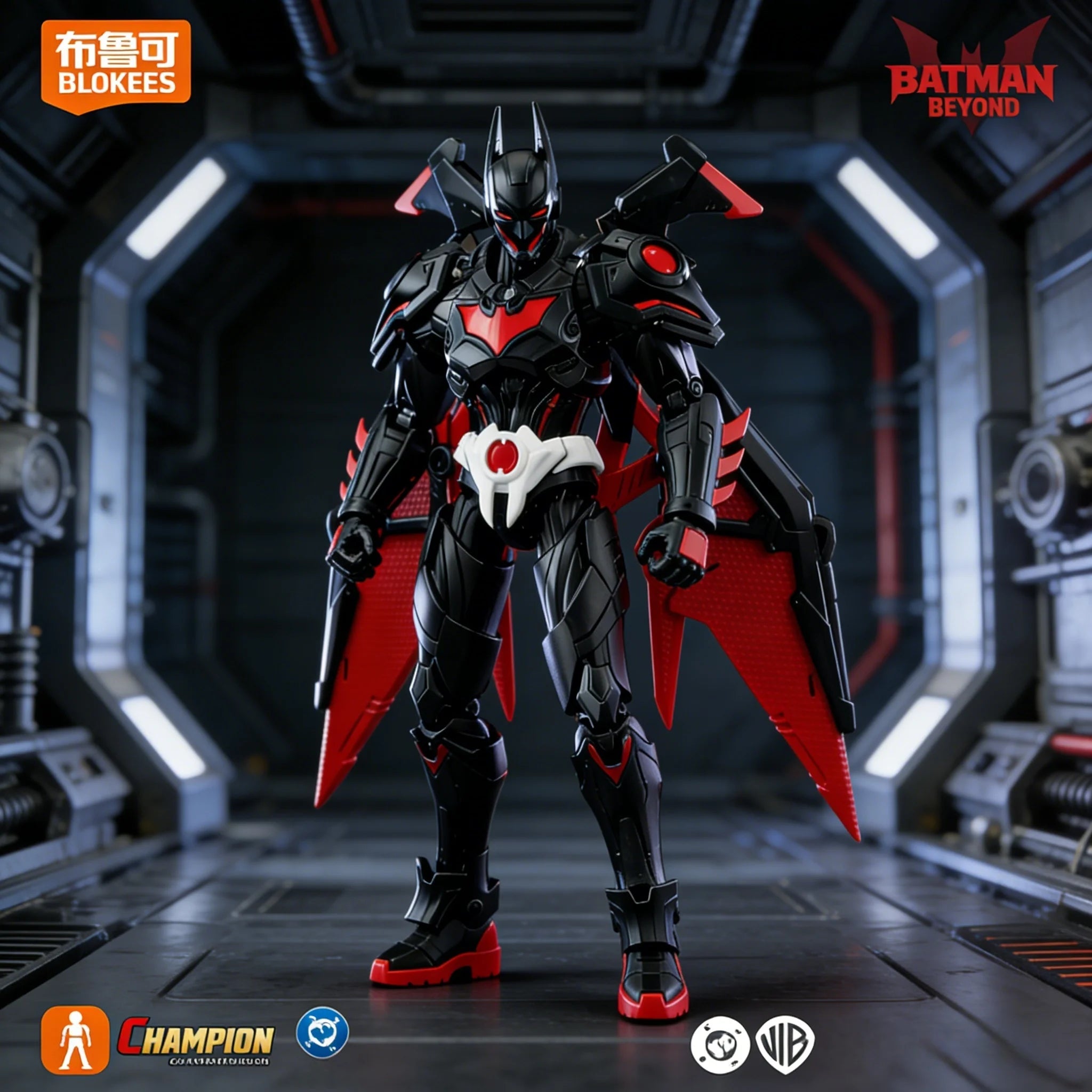 Blokees DC Batman Beyond & 2025 New Version Superman Action Figures desktop ornament Collectible Toys Christmas Gift