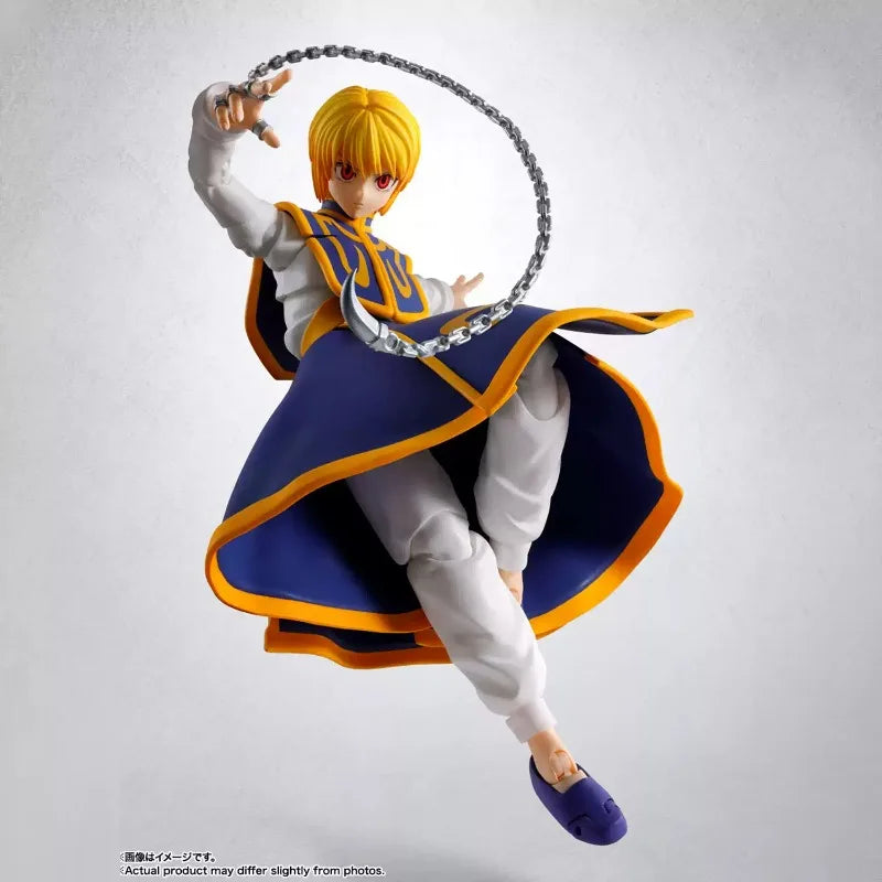 In Stock Original Genuine Bandai S.H.Figuarts Kurapika Hunter × Hunter Action Figure Assemble Toy Collectible Model