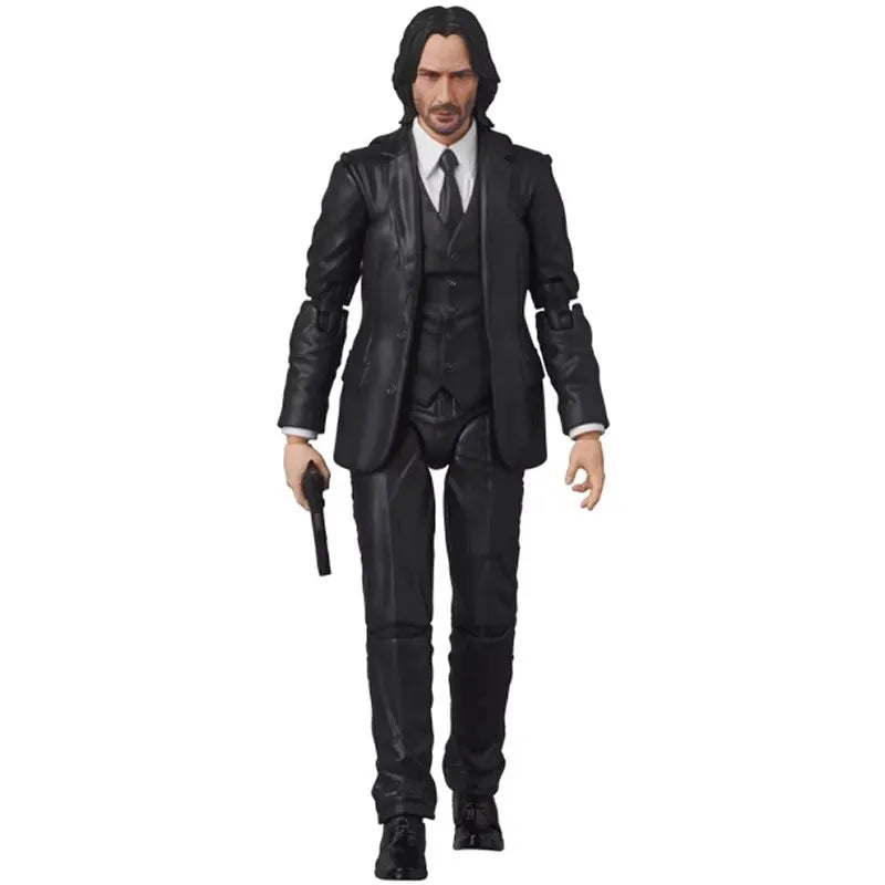 16CM MAFEX 212 John Wick:Chapter 4 Killer God John Wick  Anime Handmade Action Figures Desktop Case Decoration Ornament Gift