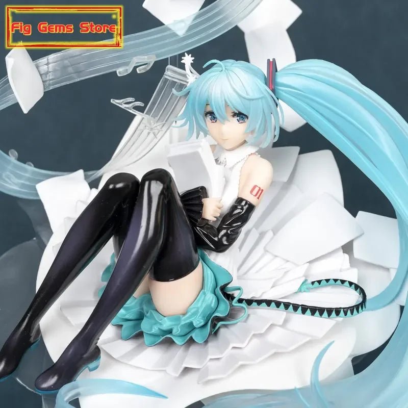 38cm Beautiful Girl Figure Hatsune Miku Cute Stargazer Anime Collectible Model Desktop Decorations Holiday Gifts Kids Toys gift