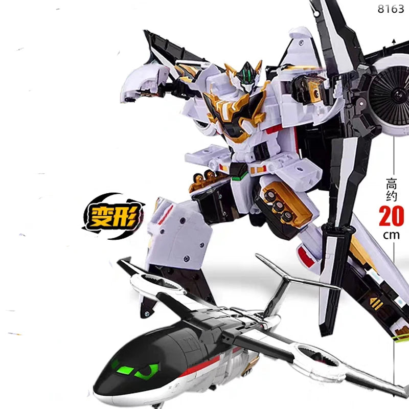 Metal Cardbot S Season2 SKY GALLOP Transforming Robot Plane Car Card Toys Action Figure Transformation Model Children Gift 2025
