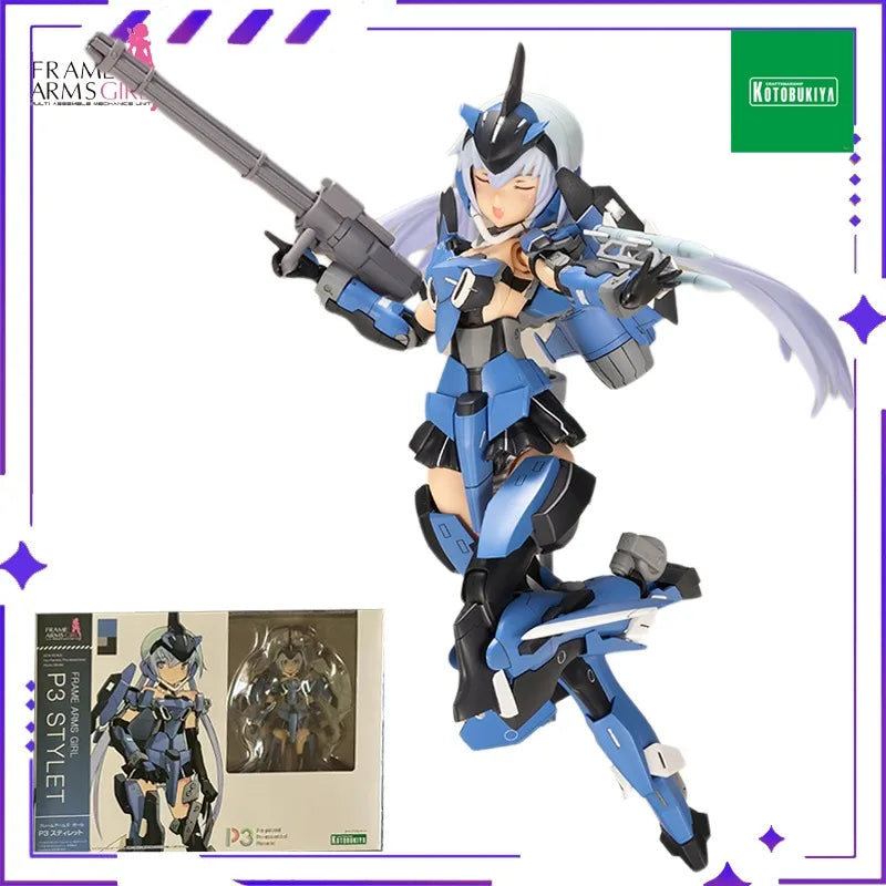 Kotobukiya Original Frame Arms Girl Series P3 Fair Skinned Demon Vulture Summer Vacation Finished Productmovable Mecha Model Toy