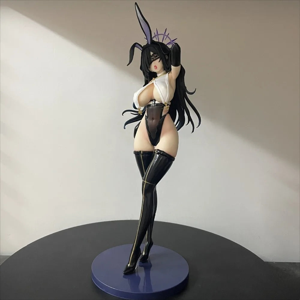 12.6in/32cm Anime Black Sister Figure Bunny Girl Action Figures PVC Statue Model Collection Toys Gifts