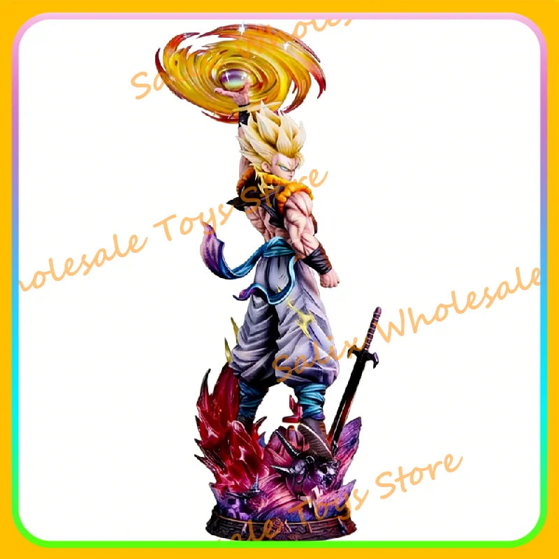 In Stock JT Statue 45cm Dragon Ball Gogeta GK Statue Figure Super Saiyan Anime Figure Pvc Statue Collection Model Gifts Toy