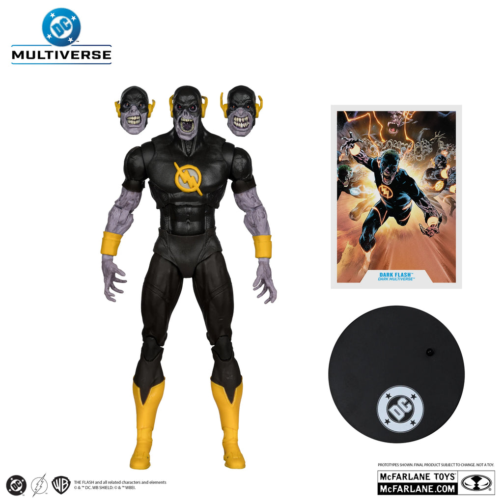  Mcfarlane Toys Dc Multiverse Dark Flash 7in Action Figure﻿ Model Doll Digital Garage Kit