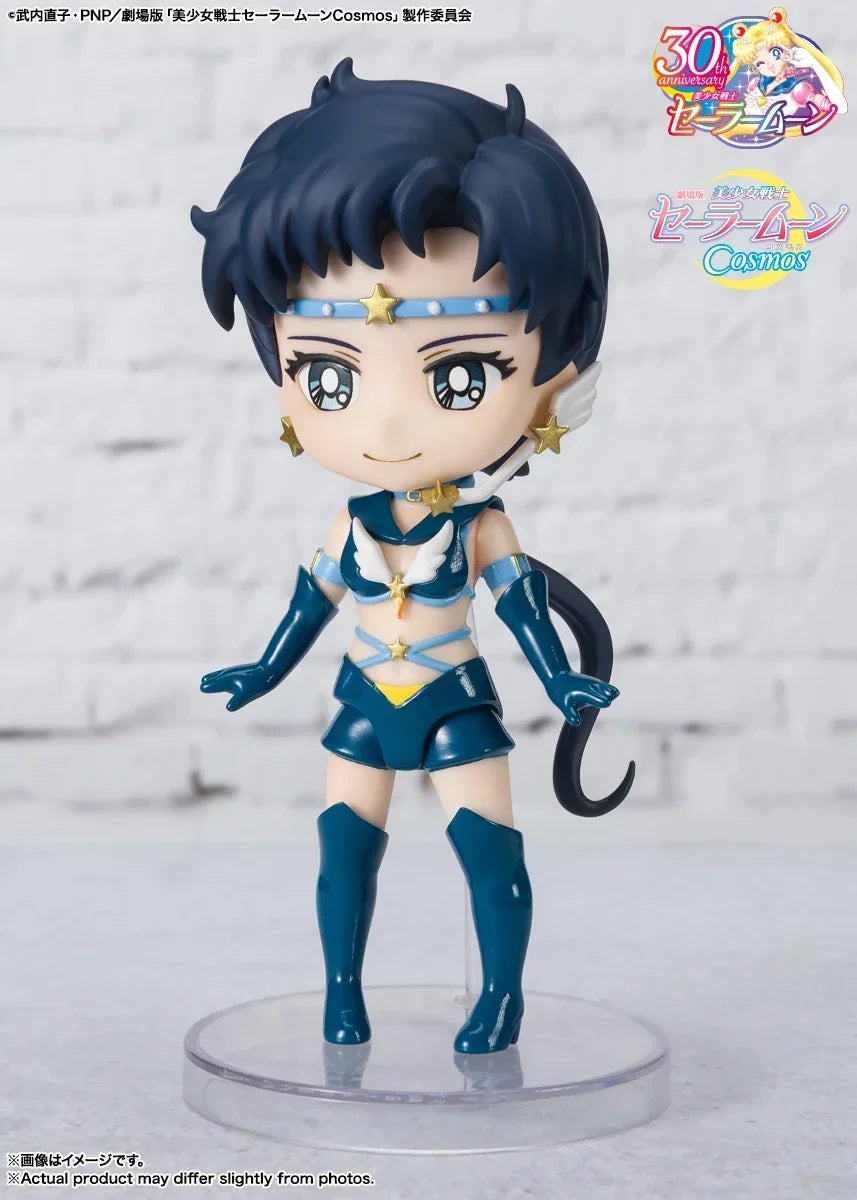 in stock Genuine Bandai Figuart Sailor Moon Figure Mini Sailor Star Healer Seiya Kou Action Anime Collection Pvc Statue Gift Toy