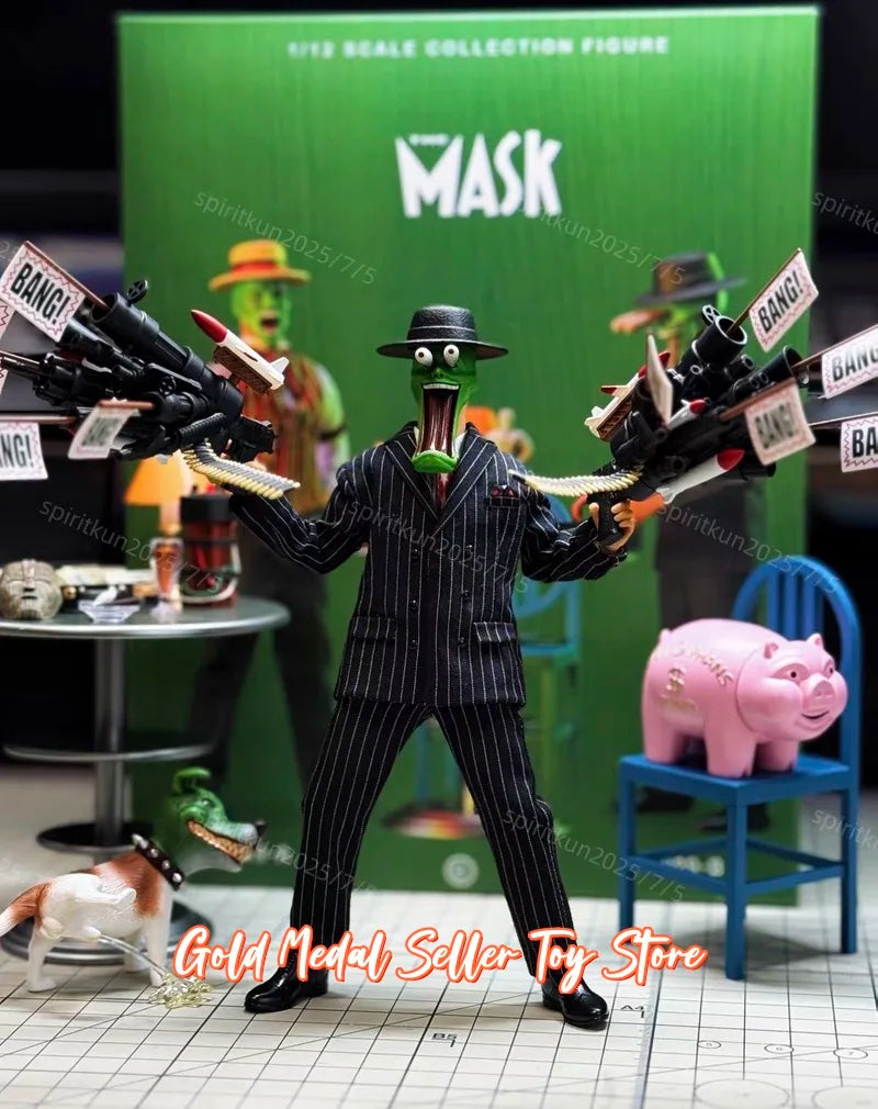 Brotoys Lr009A 1 12 Scale The Mask Action Figure Collectible Movable Model For Adult Hobby Display Collection