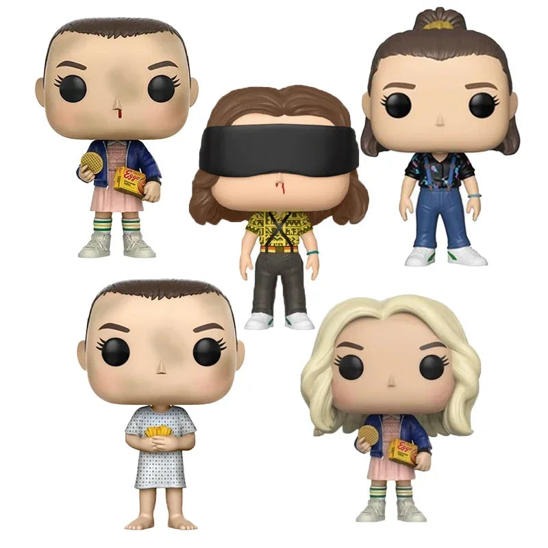 Funko Stranger ELEVEN WITH EGGOS #421 #843 BATTLE#826 HOSPITAL GOWN #511 Action Figure Toys Collection Dolls Gifts for Children