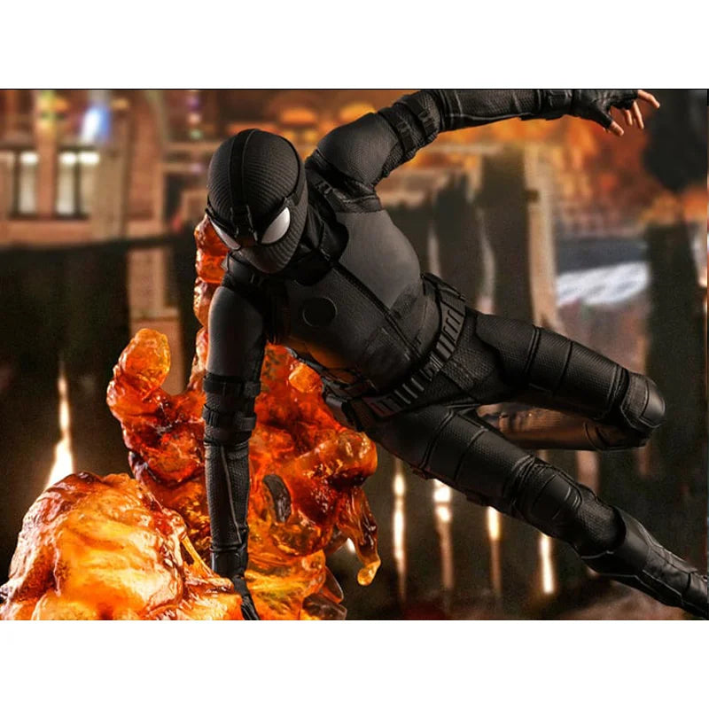 100% In Stock Original HOTTOYS HT Spider Man Far From Home MMS541 Spider Man Stealth Suit Deluxe Anime Action Figures Model Toys