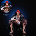 17 cm One Piece Shanks Anime Figuren Film Rot Yonko Rote Haare Shanks Actionfigur PVC Statue Figur Modell Dekoration Puppenspielzeug