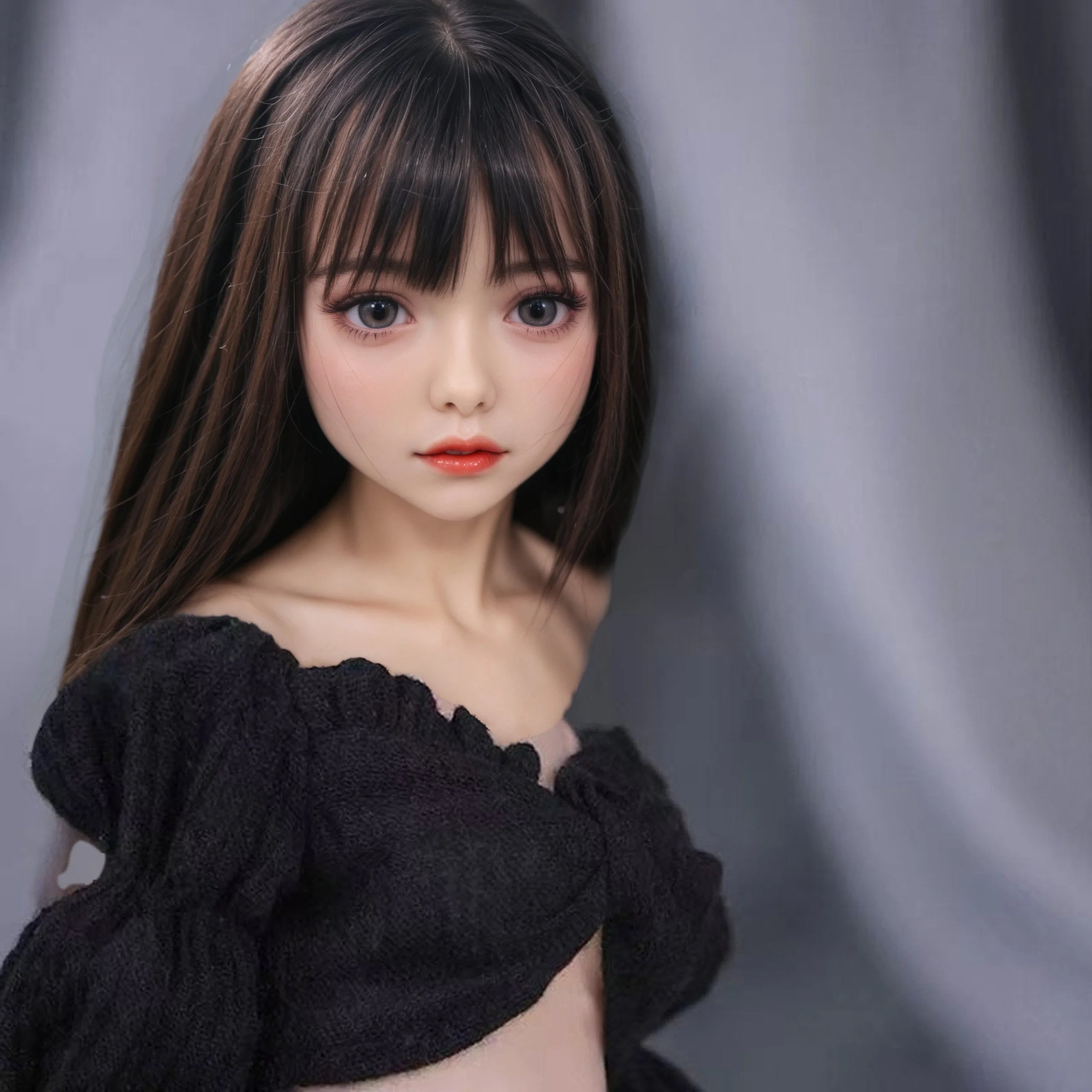 Anime Cosplay 150 cm/100 cm TPE Kleine realistische Silikon-Minipuppe Weiche Anime-Actionfigur Puppe Weiches, echtes Hautgefühl