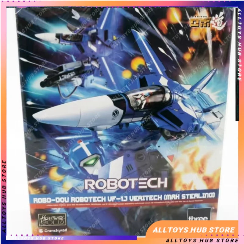 In stock Threezero ROBO-DOU Macross VERITECH VF-1J MAX VF1J Miriya VERITECH Action Figures Toy Gift Collection