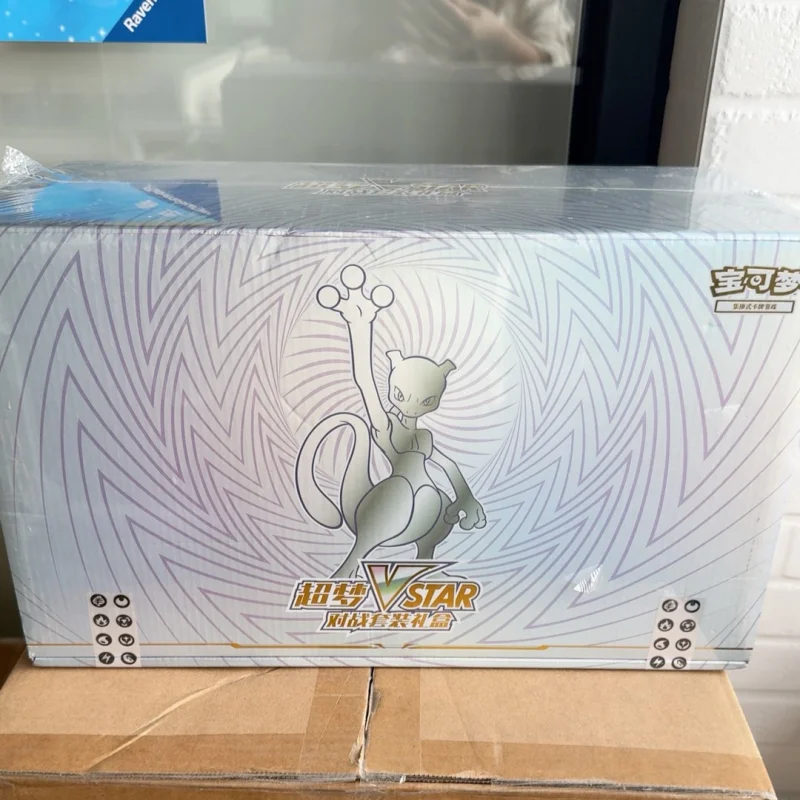 Original PokéM0n Trading Ptcg Cards Game Simplified Chinese 8.0 Charizard Vstar Mewtwo Collect Suit Gift Box Child Gift In Stock