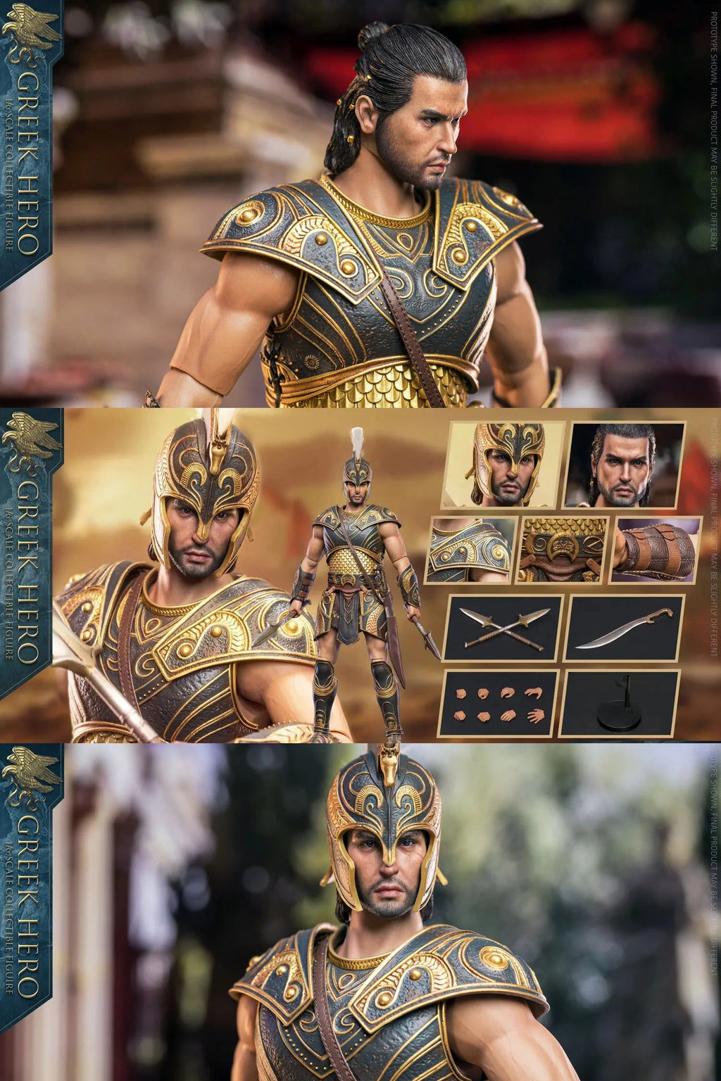 HHMODEL HAOYUTOYS 1/6 Scale Greek War God Imperial Legion Soldier 12-Inch Action Figure Collectible Model Toy