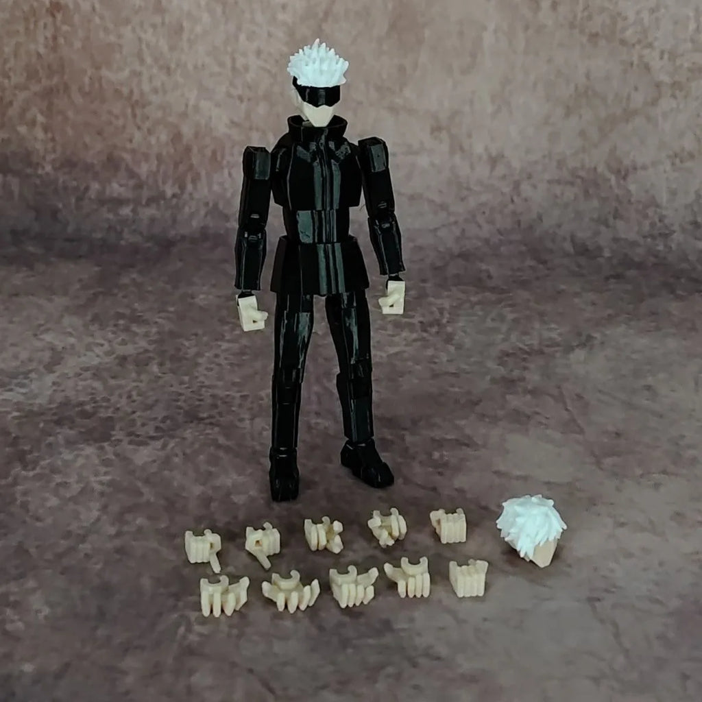 3D Printed Gojo Satoru Jujutsu Kaisen Anime Multi-Jointed Shapeshift Toys Action Figures Mannequin Model Ornaments Gifts