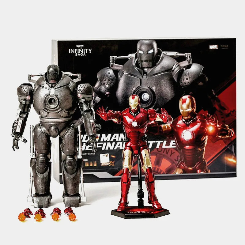 Zd Toys Suit Up Gantry с MK4 Iron Man Gantry Оригинален 1/10 Тони Старк Модел Екшън Фигурка Колекционерска играчка Подарък за дете