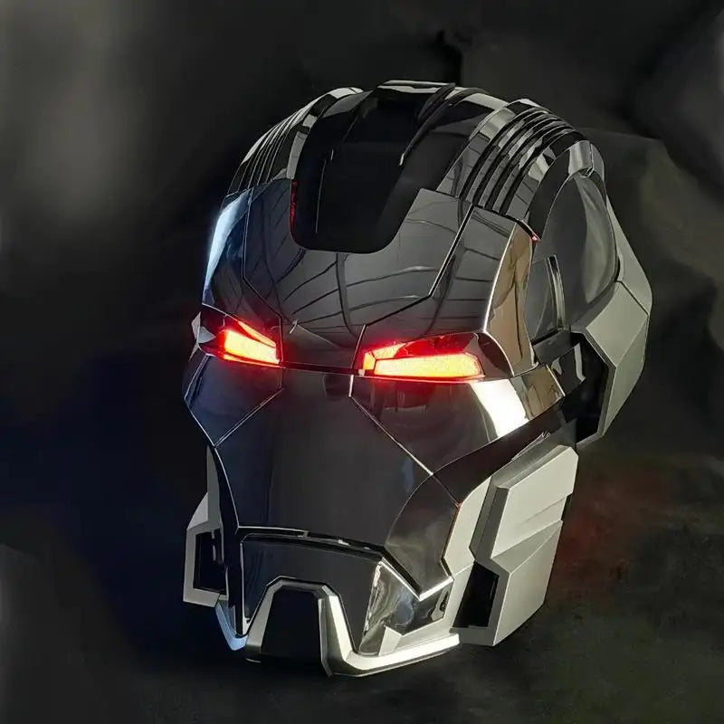 New Marvel Iron Man Mk17 Helmet Jarvis Voice Control Automatic Open Close Mask Mecha Face Shield Electric Toy Ornament Souvenir