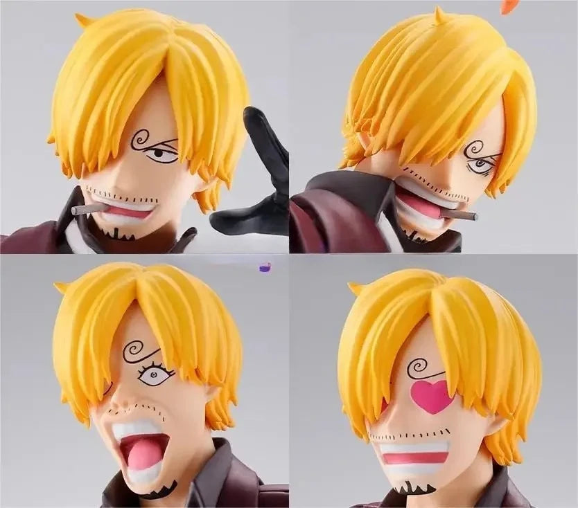 100% Original Bandai SH Figuarts SHF One Piece Sanji The Raid On Onigashima In Stock Anime Action Figure Model Toy Collection