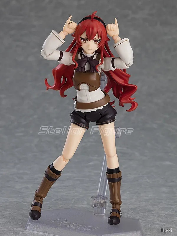 【SF】In Stock Original Max Factory GSC Figma566 Mushoku Tensei Isekai Ittara Honki Dasu Eris Greyrat Figures Model Anime