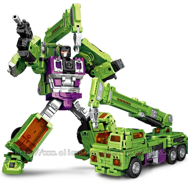Neue NBK Devastator Spielzeug Junge Transformation KO G1 Roboter Auto Anime Actionfigur Rettungsbagger Kranhaken Modell Kind Spielzeug für Erwachsene