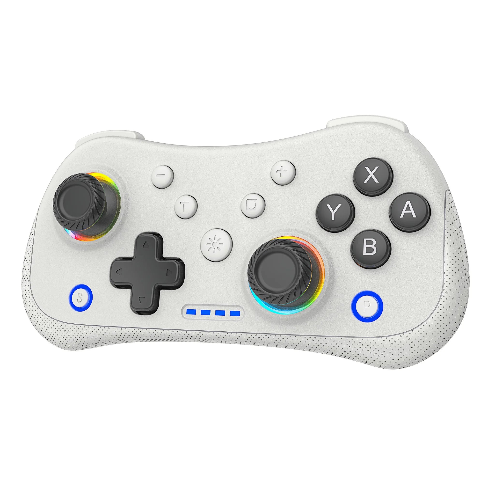 Multi-Functional Wireless Game MINI Gamepad for Switch with RGB Lights and Hall Rocker, Support Burst Function