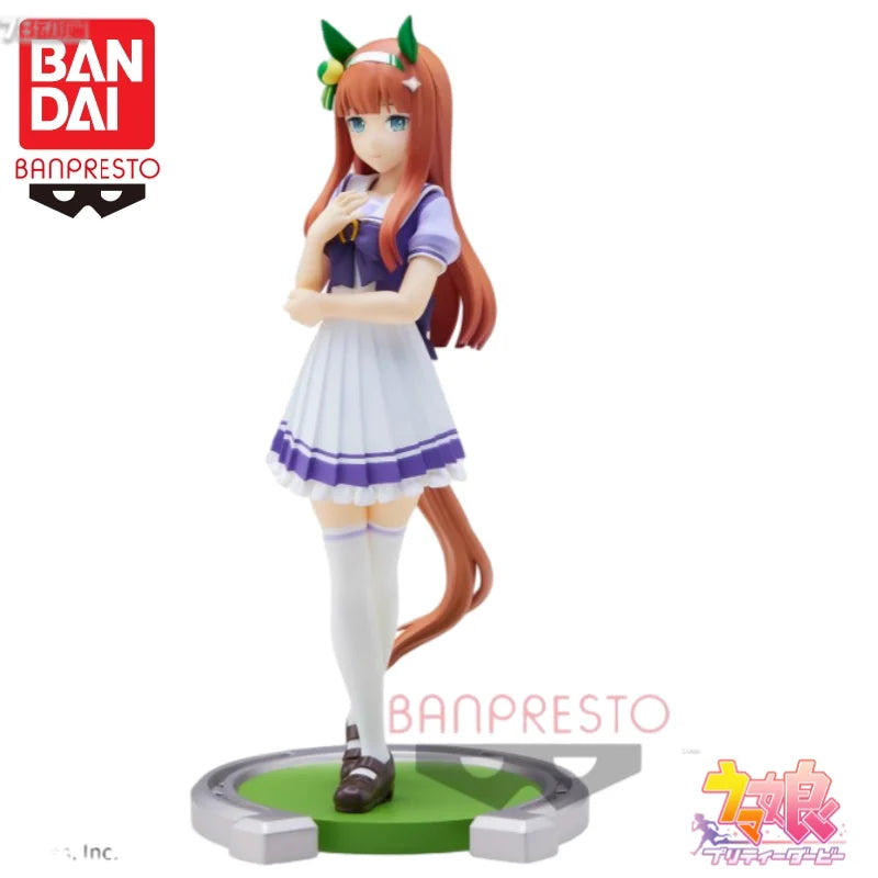 In Stock Bandai Original Banpresto Pretty Derby Silence Suzuka Action Figure Model Doll Brand New Boxed Anime Characters