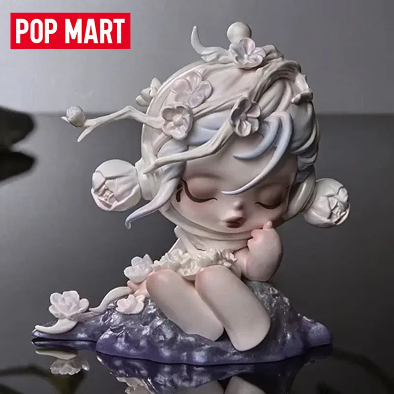 POP MART SKULLPANDA The Ink Plum Blossom Series Blind Box Mystery Box Guess Bag Toys Doll Cute Anime Figure Desktop Ornaments