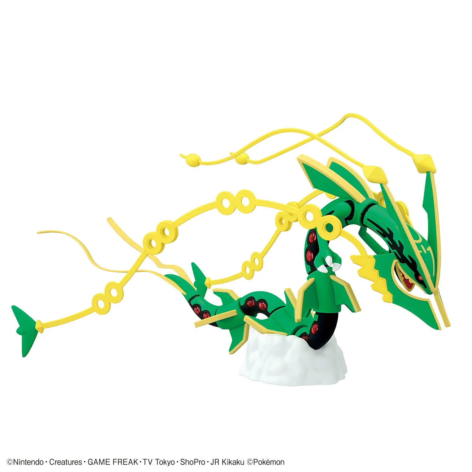 In Stock BANDAI POKEMON PokePla PLAMO COLLECTION 61 Rayquaza Mega Evolution Anime Action Figures Assembly Model Toy