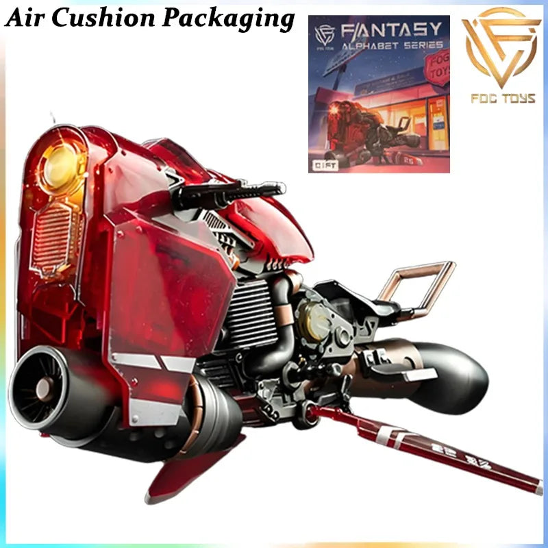 FOG TOYS Genuine Alphabet Series Cyberpunk Wasteland Motorcycle Spaceship Battle Girl 1/12 Series Action Figures Model Toys Gift