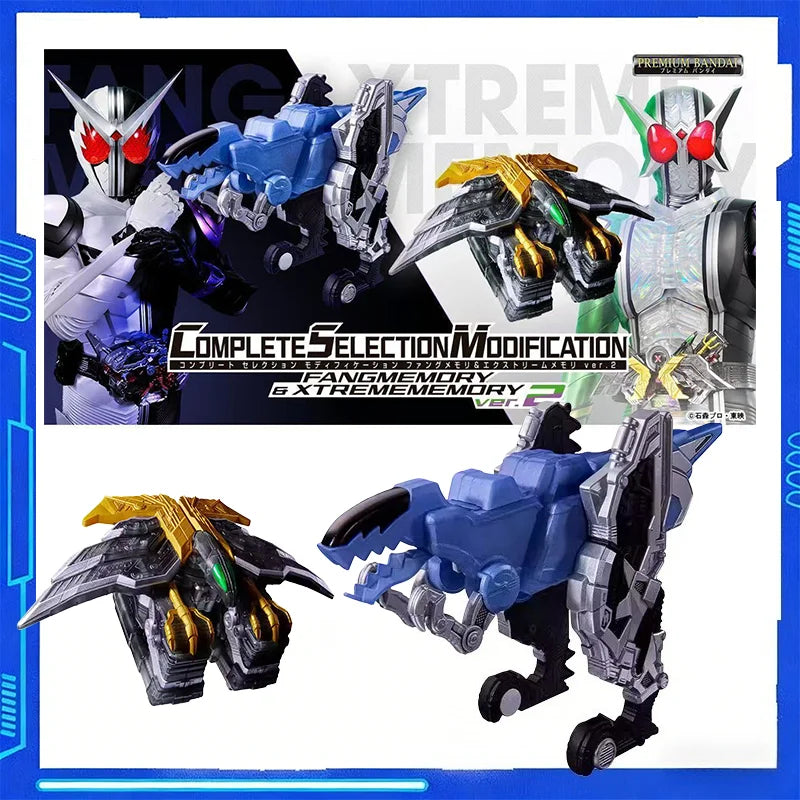 Original Bandai Kamen Rider W CSM Driver Double Version 2.0 Fang Memory Extreme Eagle Little Dinosaur Transformation Memory Toy