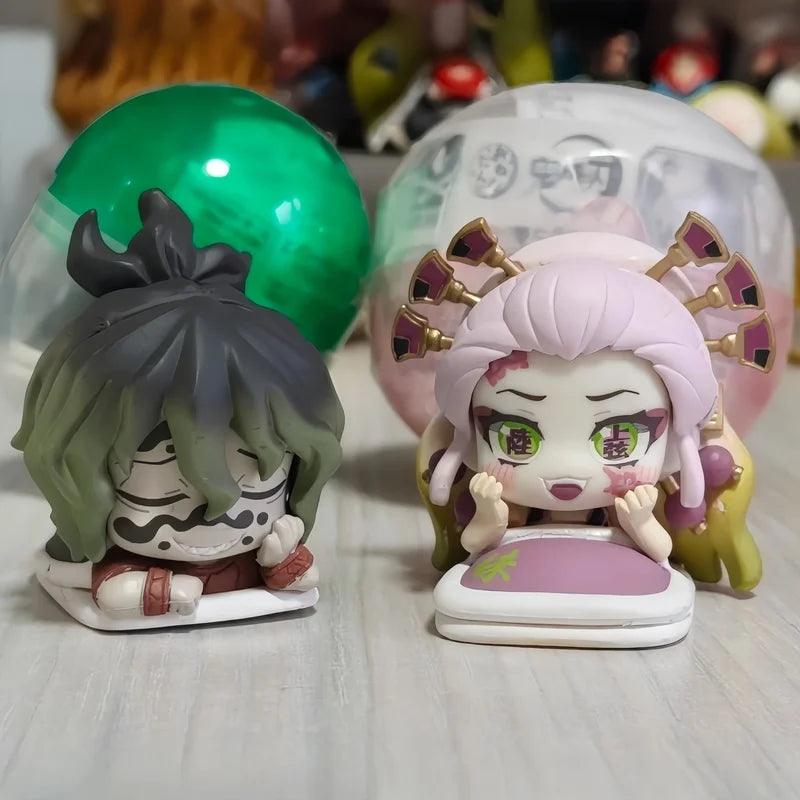 In Stock Stasto Genuine Demon Slaye Rui Daki Gyutaro Akaza Ju No Kata New Color Arc Gashapon Pvc Anime Figure Toys Collect Gifts