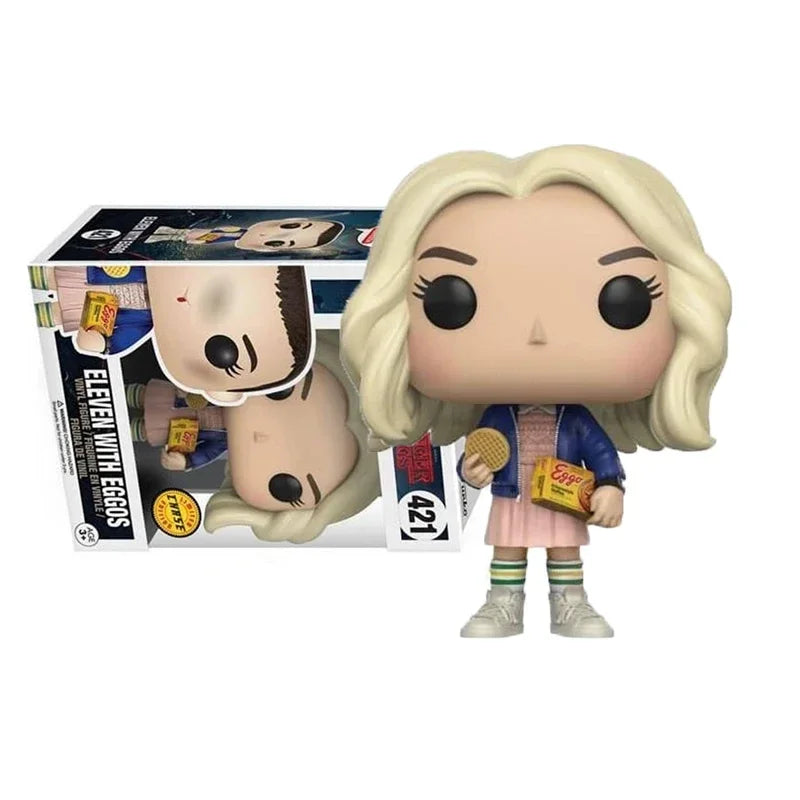 Funko Stranger ELEVEN WITH EGGOS #421 #843 BATTLE#826 HOSPITAL GOWN #511 Action Figure Toys Collection Dolls Gifts for Children