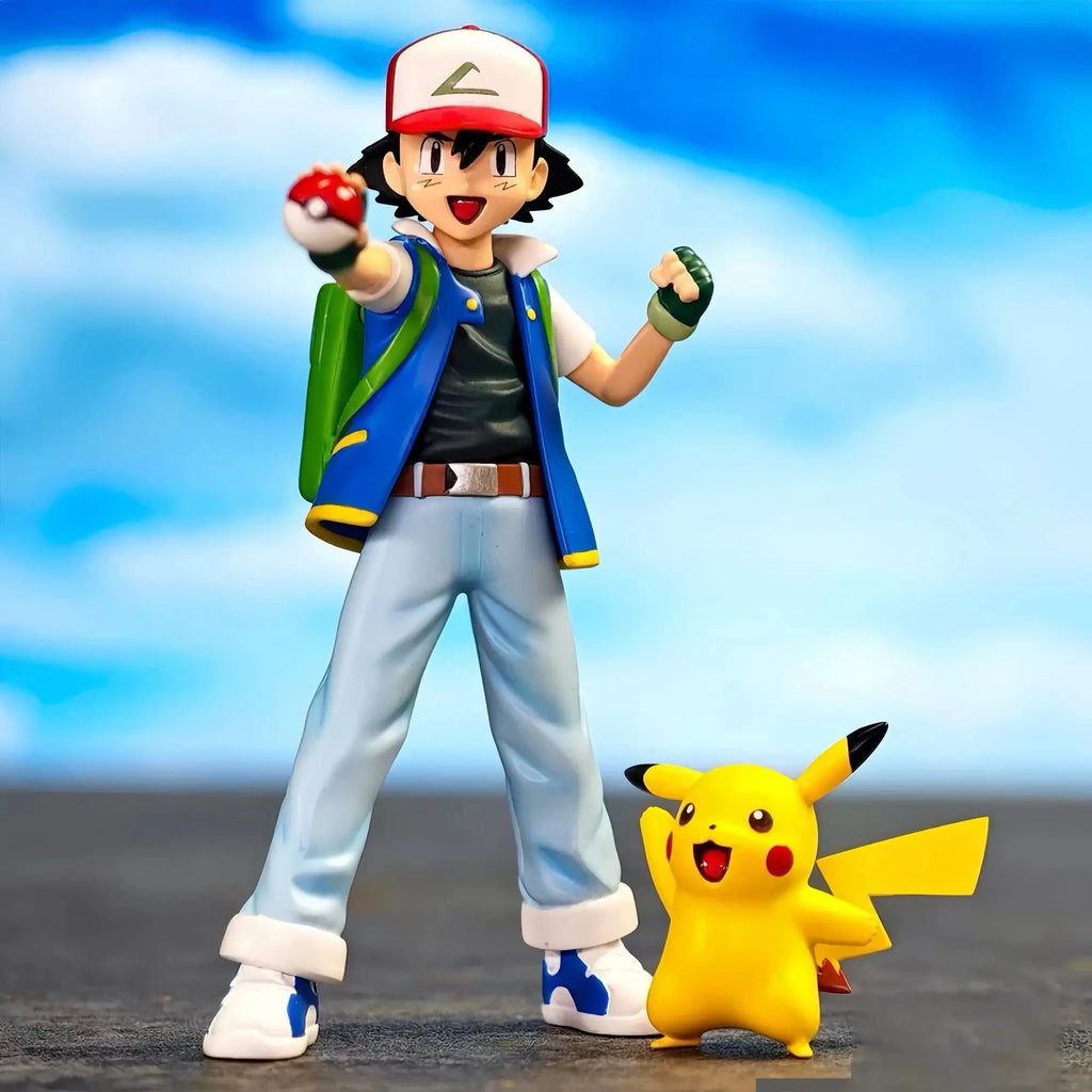 Pokemon Anime Figur Ash Ketchum Figur Limited Edition PVC Action Figur Gk Statue Sammlerpuppen Custom Spielzeug Kinder Geschenke