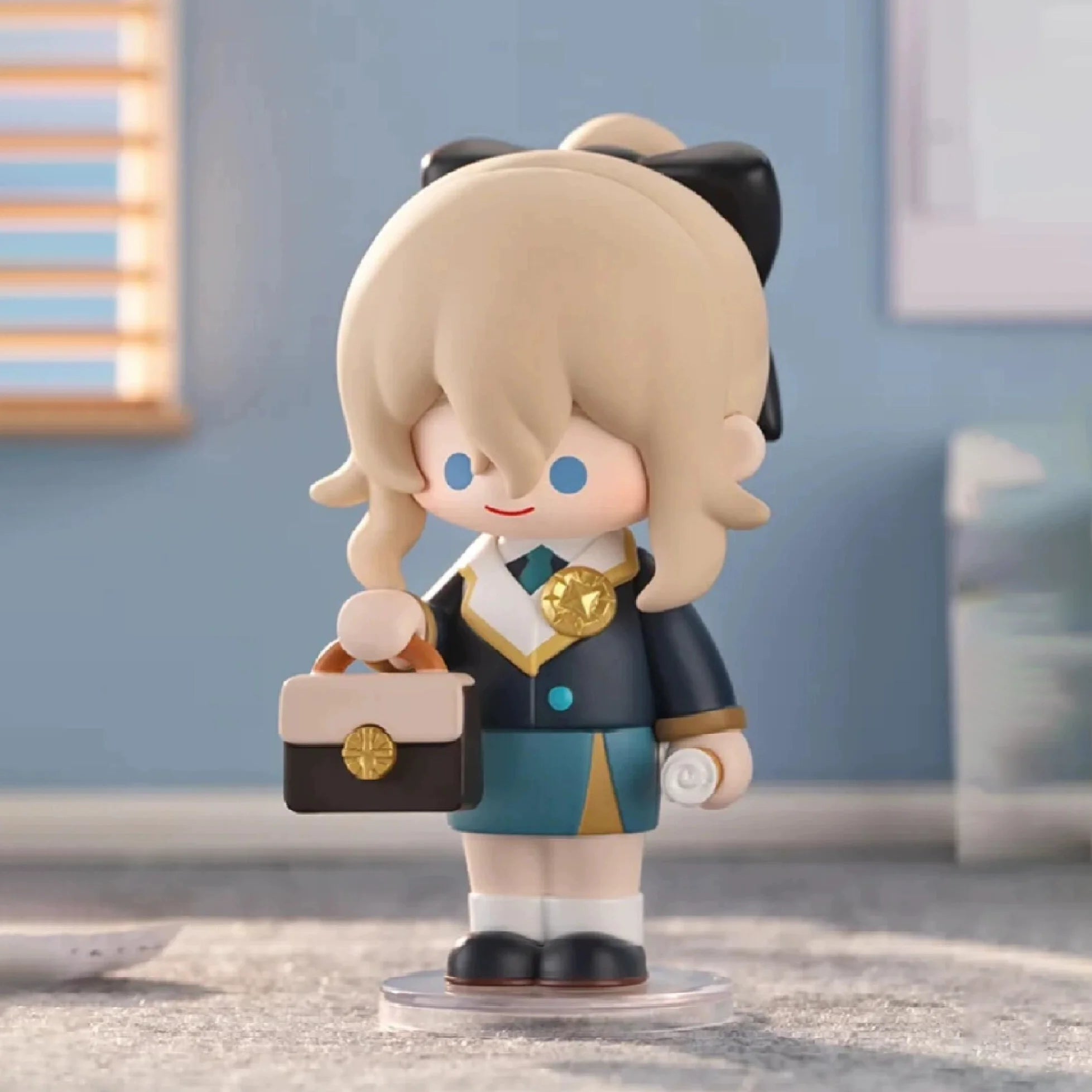 Tcv Popmart Genshin Impact Dress-Up Dreams Themed Chibi Series Blind Box  Q Mini Figure Toy Mystery Box Surrounding Walnut Wendy